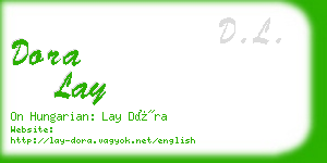 dora lay business card